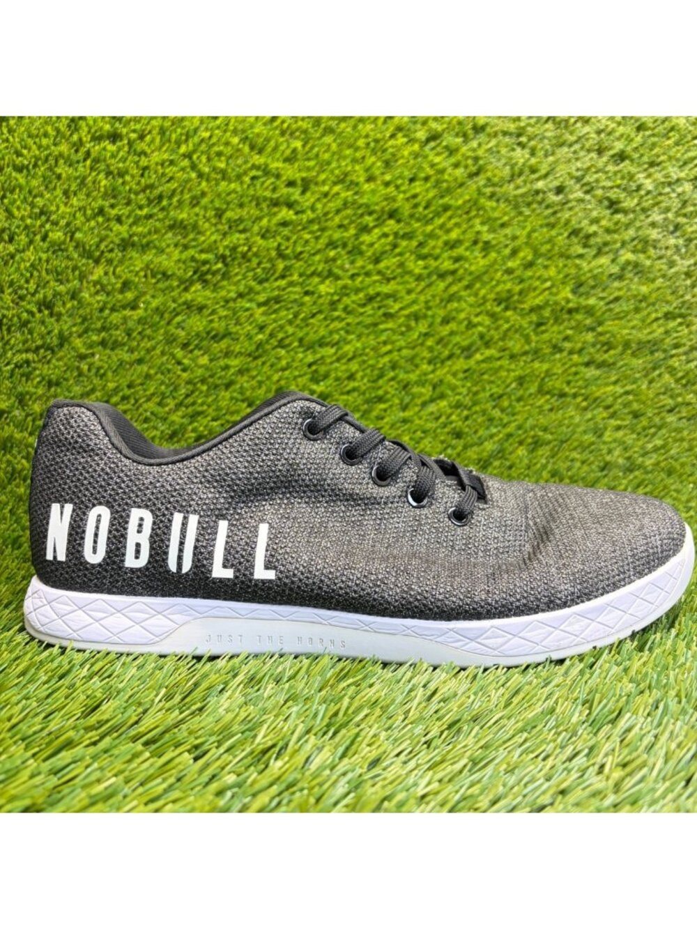 Nobull Outwork Mens Size 11.5 Black Gray White Athletic Training Shoes Sneakers